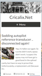 Mobile Screenshot of cricalix.net